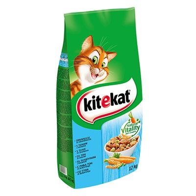 Kitekat Briketi Riba i Povrće 12kg
