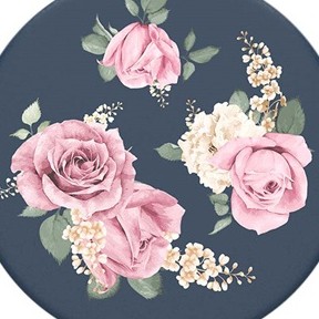 Vintage Perfume - Floral art print PopSockets PopGrip: Swappable Grip for Phones & Tablets
