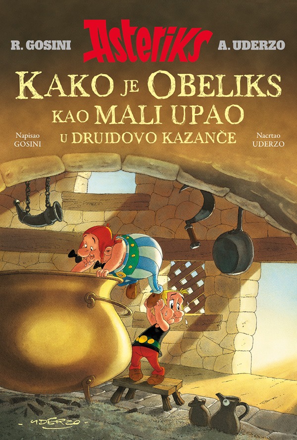 Čarobna knjiga - Online knjižara - Kako je Obeliks kao mali upao u druidovo kazanče