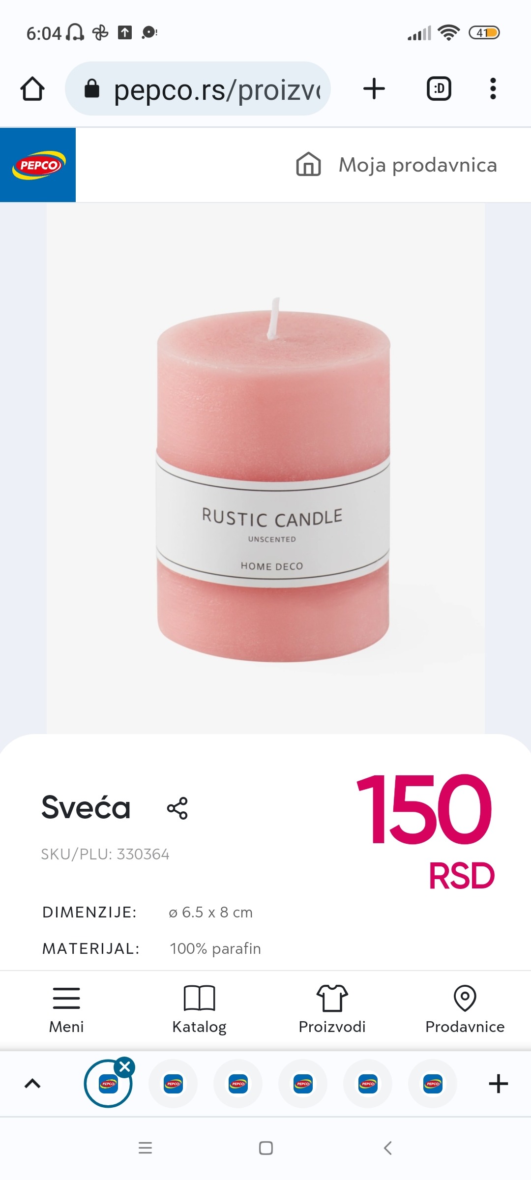 Sveća LP-EASTER-H 330364_1 - PEPCO Serbia Sveća bez mirisa, 300 RSD. Pogledajte više u PEPCU.