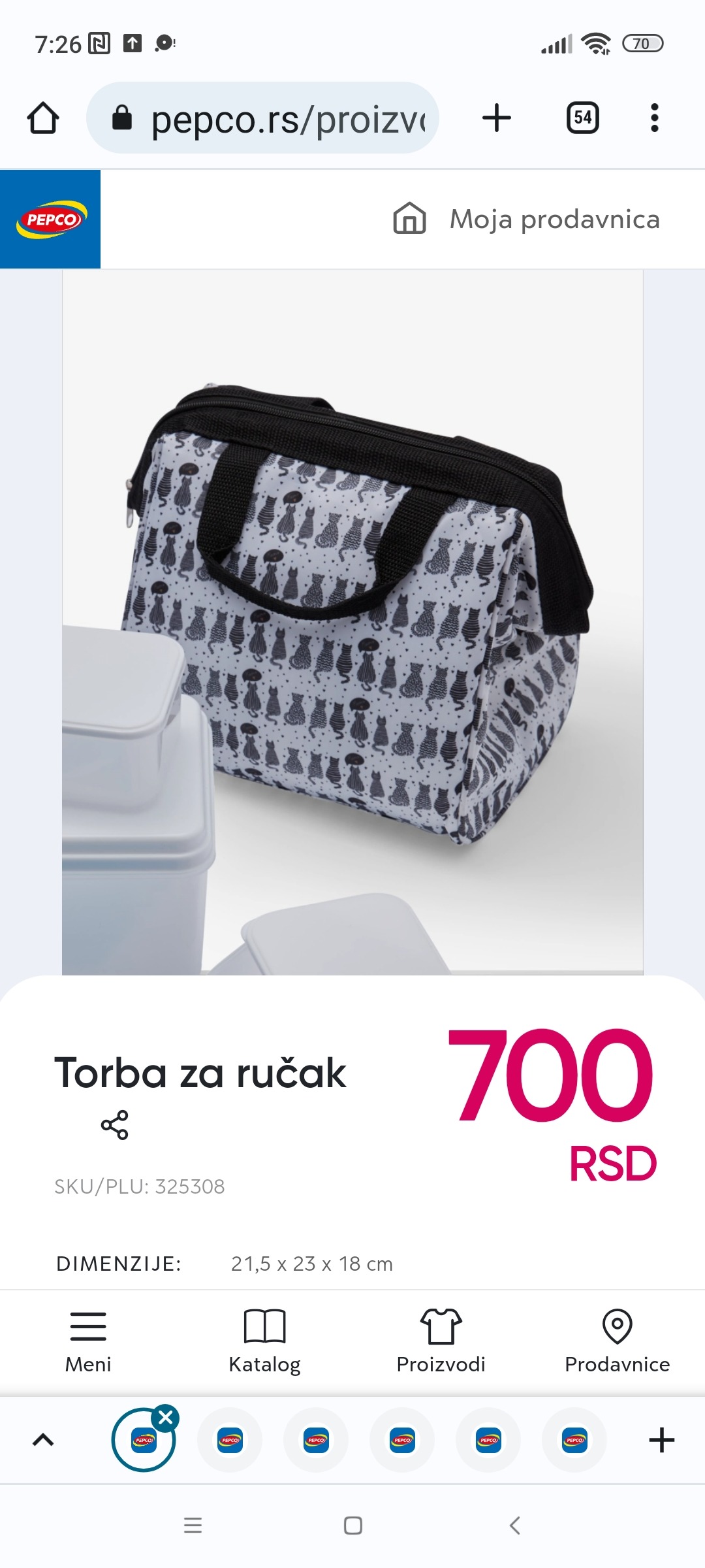 Torba na lunch z pojemnikami, 25 zł. Kup w PEPCO
