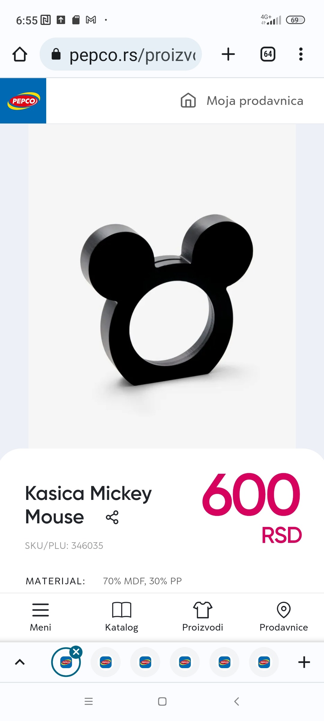 Kasica Mickey Mouse 346035 - PEPCO Serbia