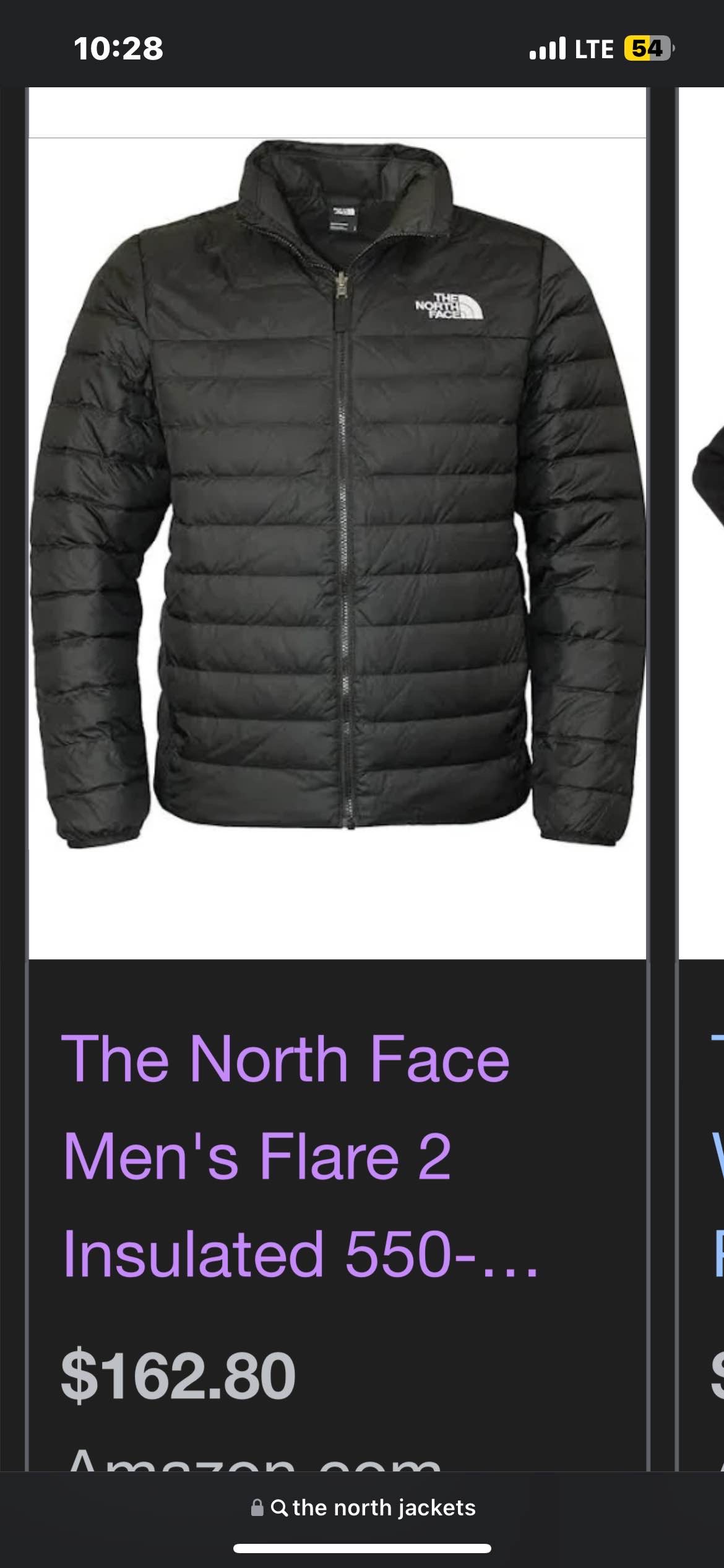 The North Face Men's Flare 2 Insulated 550-Down Full Zip Puffer Jacket