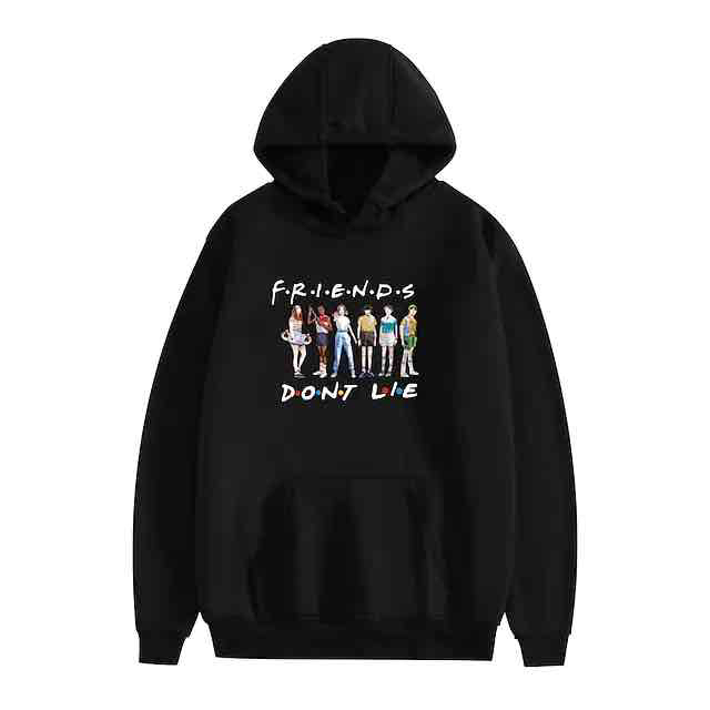 Inspired by Cosplay Stranger Things Friends Hoodie Anime Polyster Harajuku Graphic Kawaii Top For Unisex