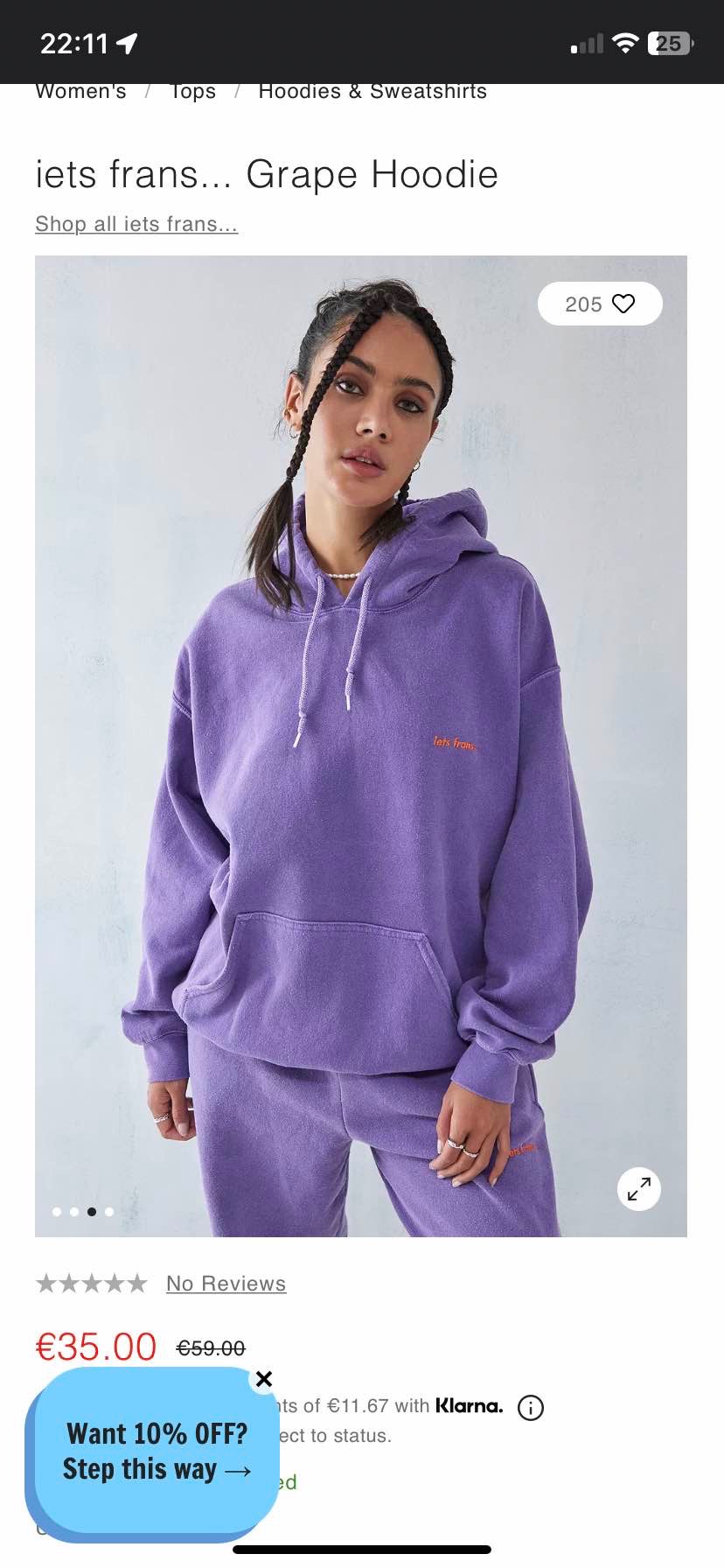 iets frans... Grape Hoodie