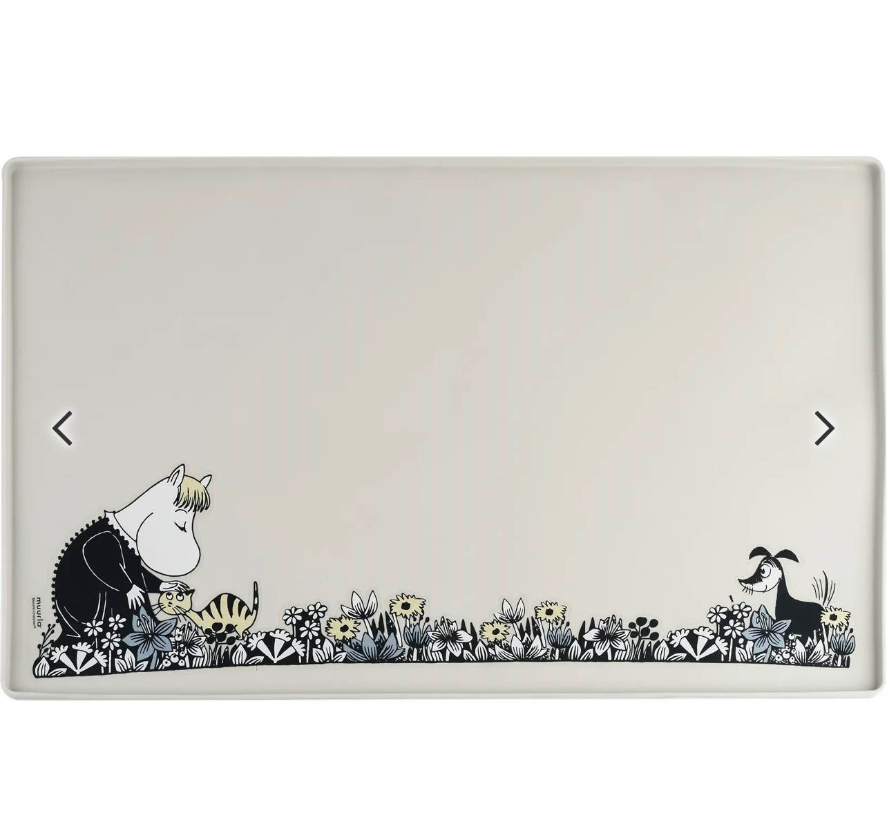 Muurla Moomin for Pets -silikonialusta, 60 x 40 cm, harmaa – Verkkokauppa.com