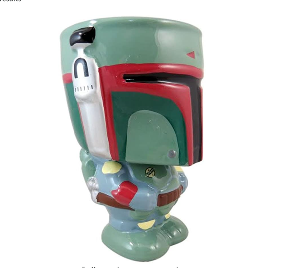 Amazon.com: Star Wars Episode VII the Force Awakens Bounty Hunter Boba Fett Ceramic Goblet, 10 Ounce: Kitchen & Dining