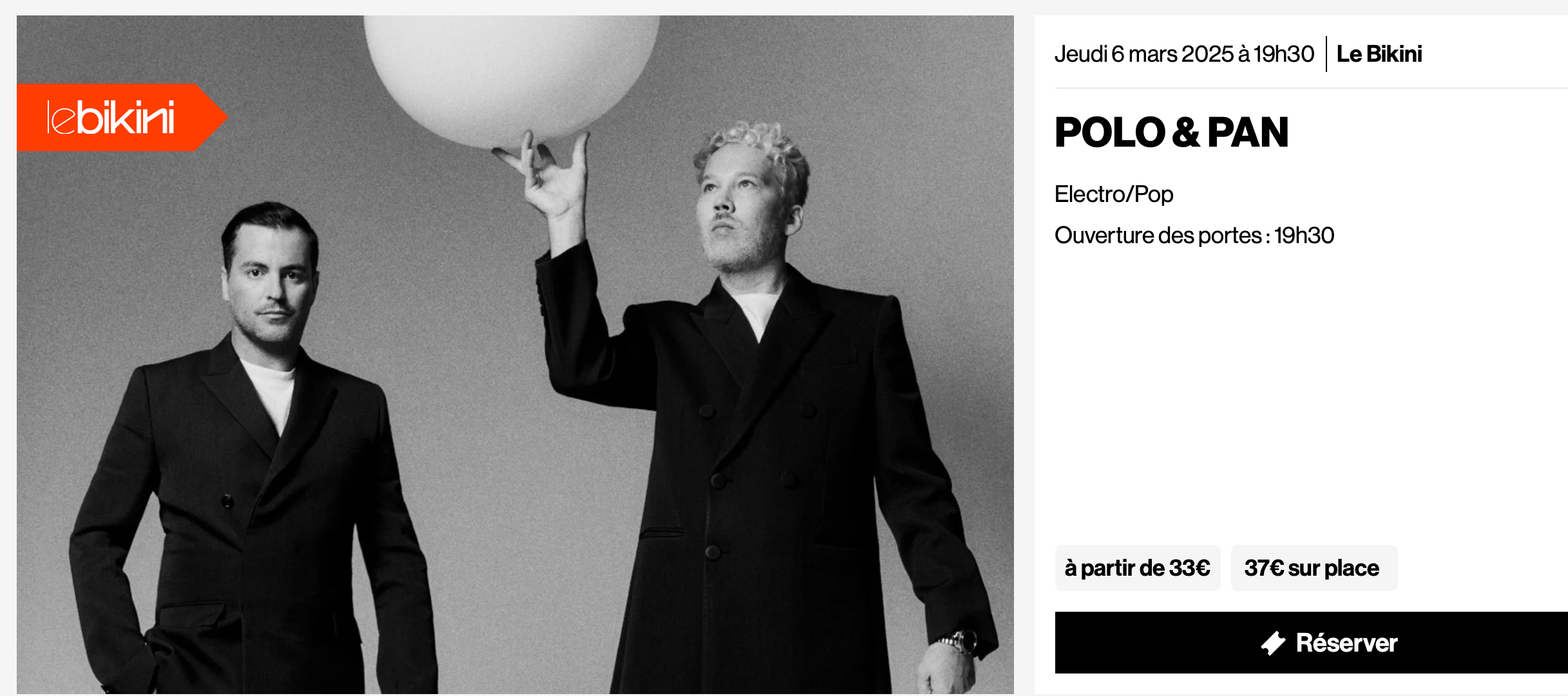 Jeudi 6 mars 2025 : POLO & PAN