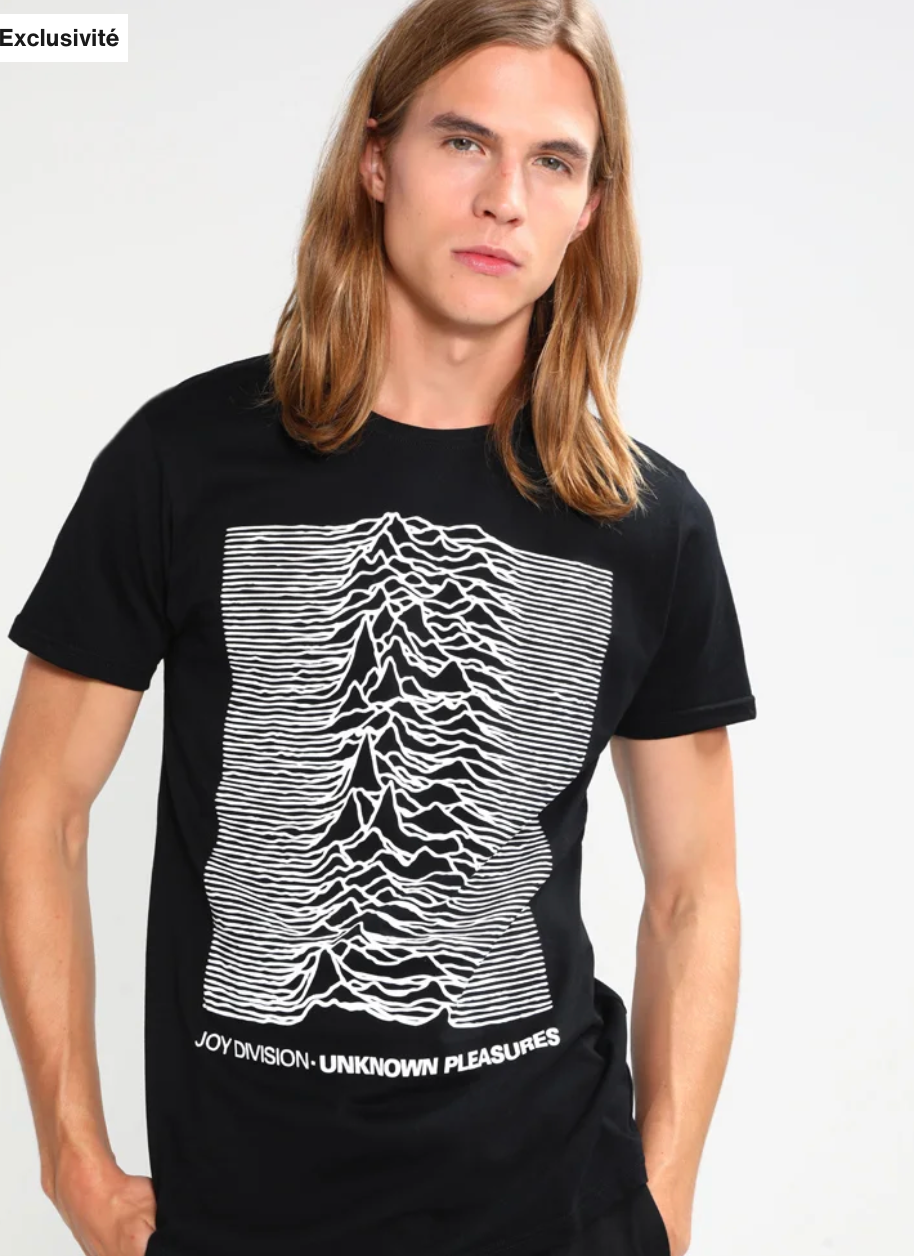 T-shirt Joy Division Unknown Pleasures