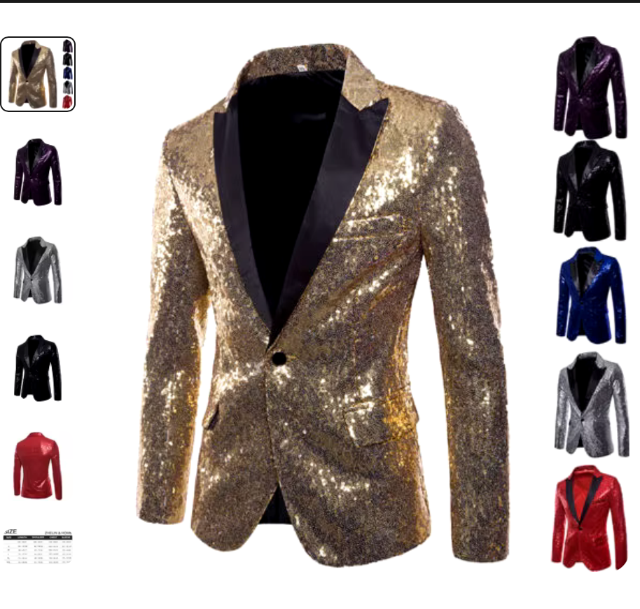 Vest à paillettes