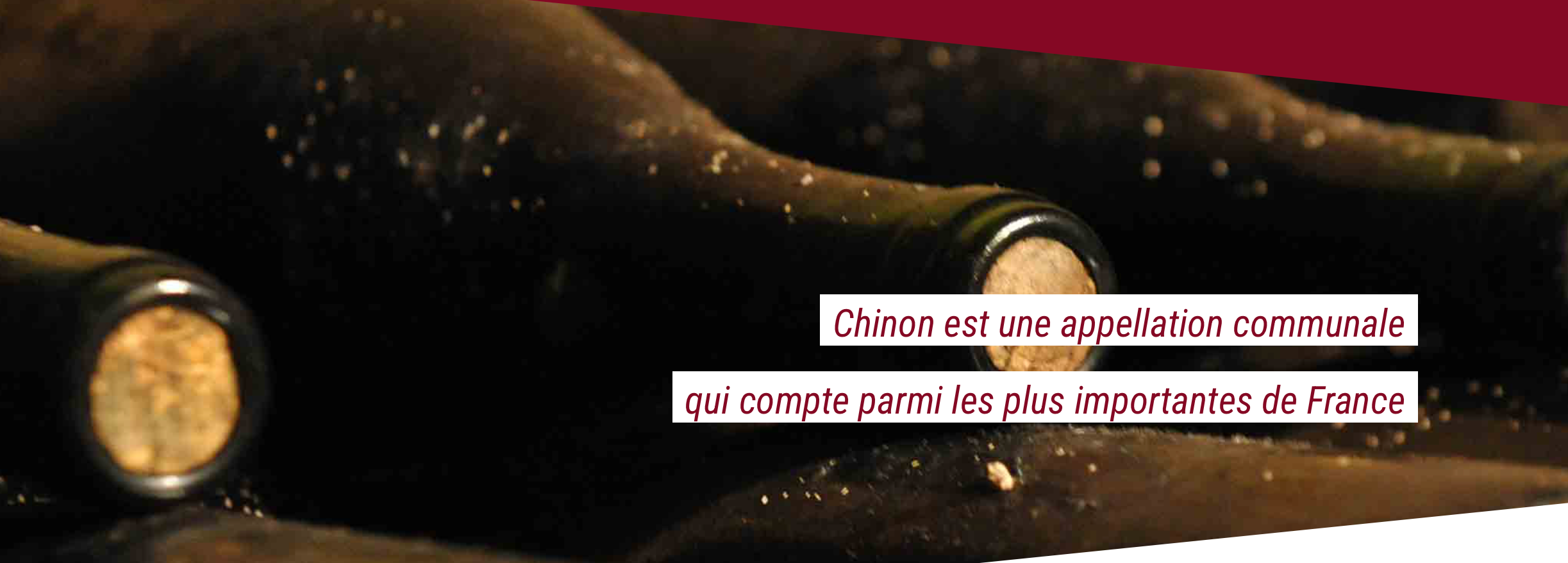 Bouteille de vin rouge de Chinon