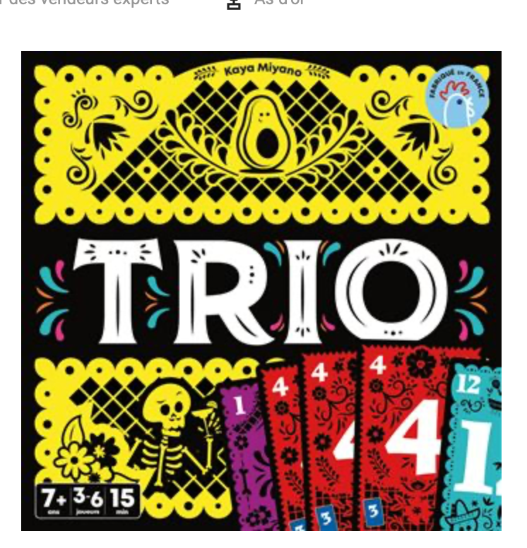 Jeu de société TRIO