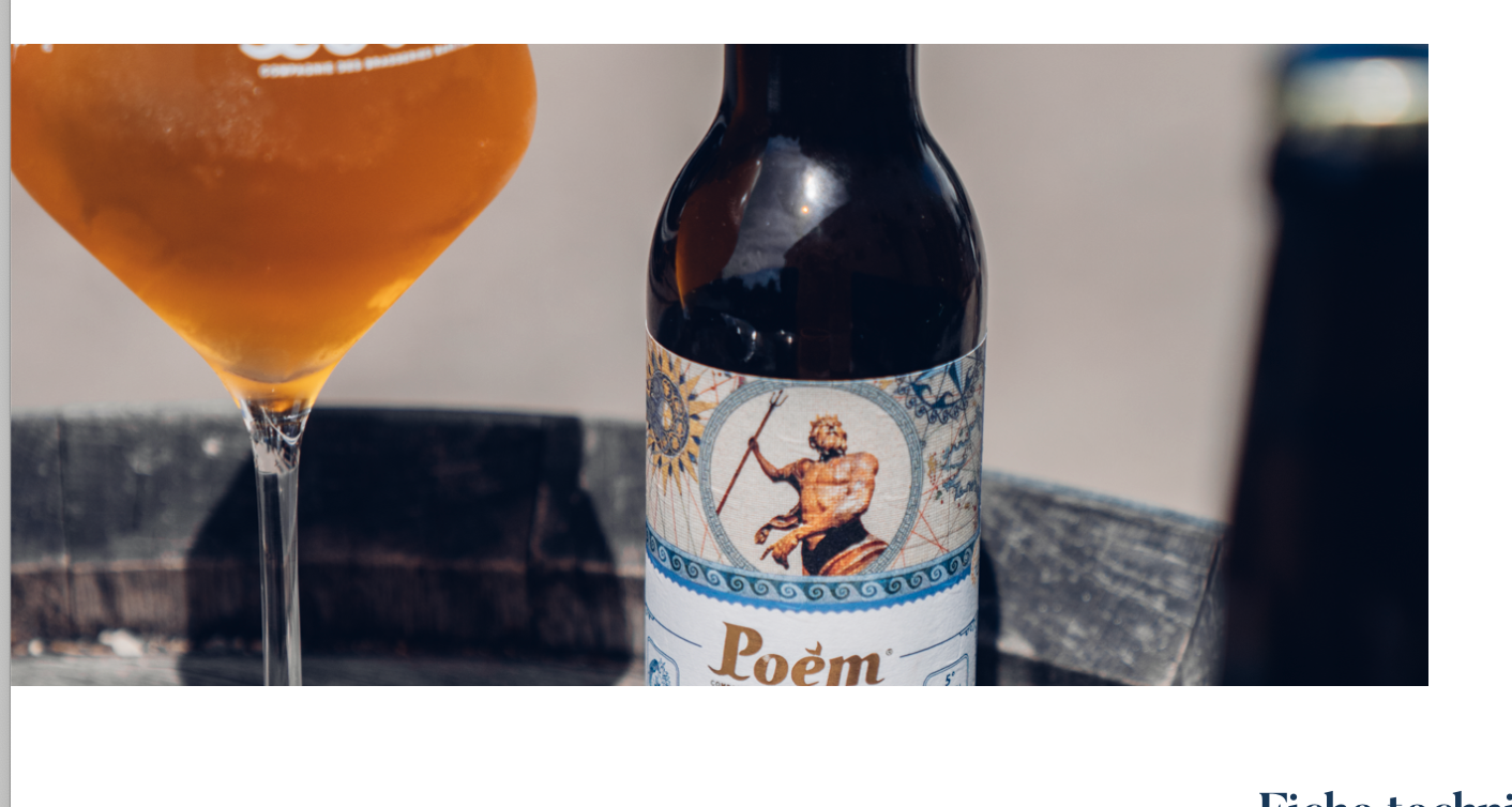 Bière POEM (rime royale ou autre)