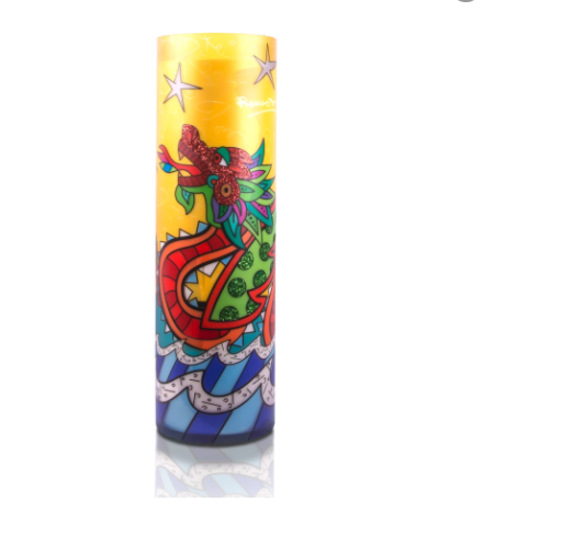 33" Romero Britto® Candle "Good Fortune"