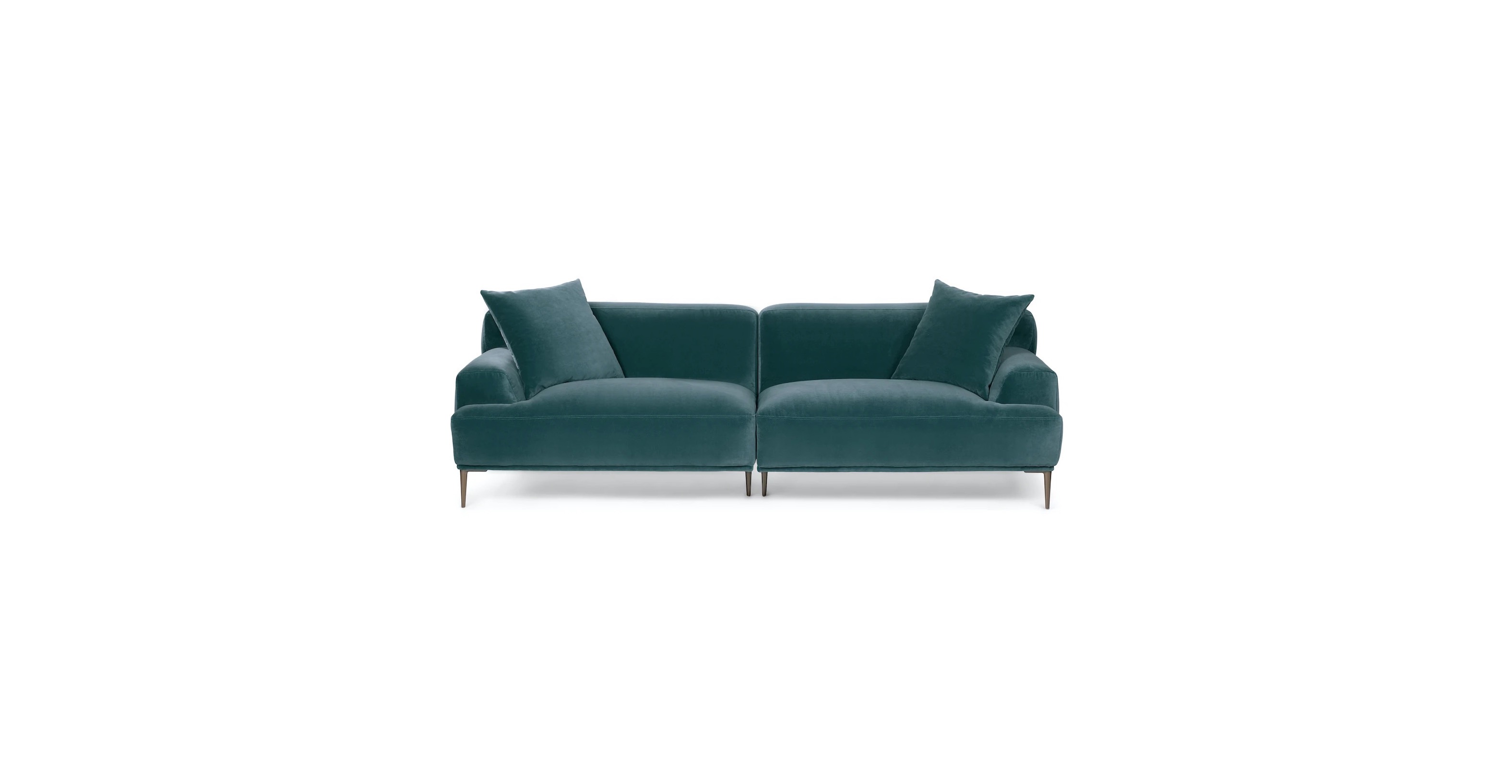 Article - Abisko Plush Pacific Blue Sofa
