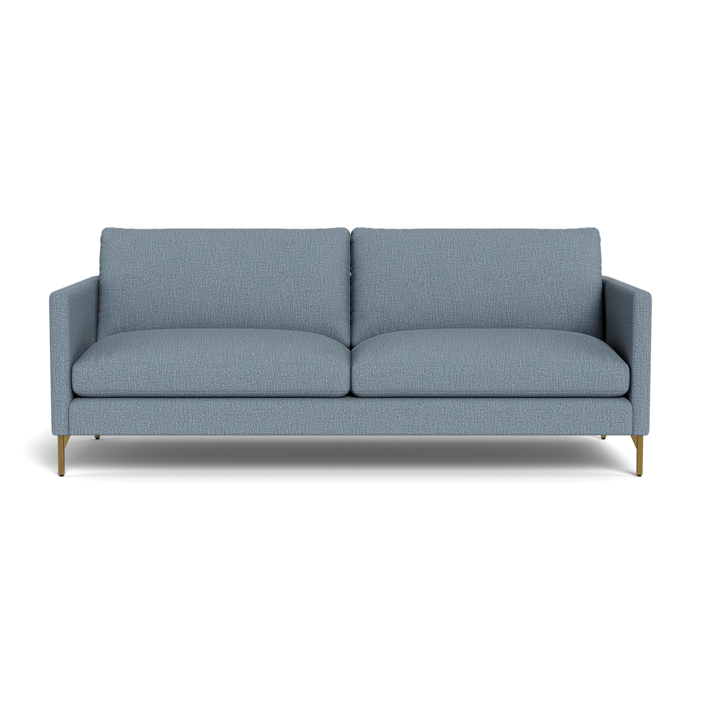 ABC Carpet - Hannah 86" Two Seat Sofa w/ Brass Legs