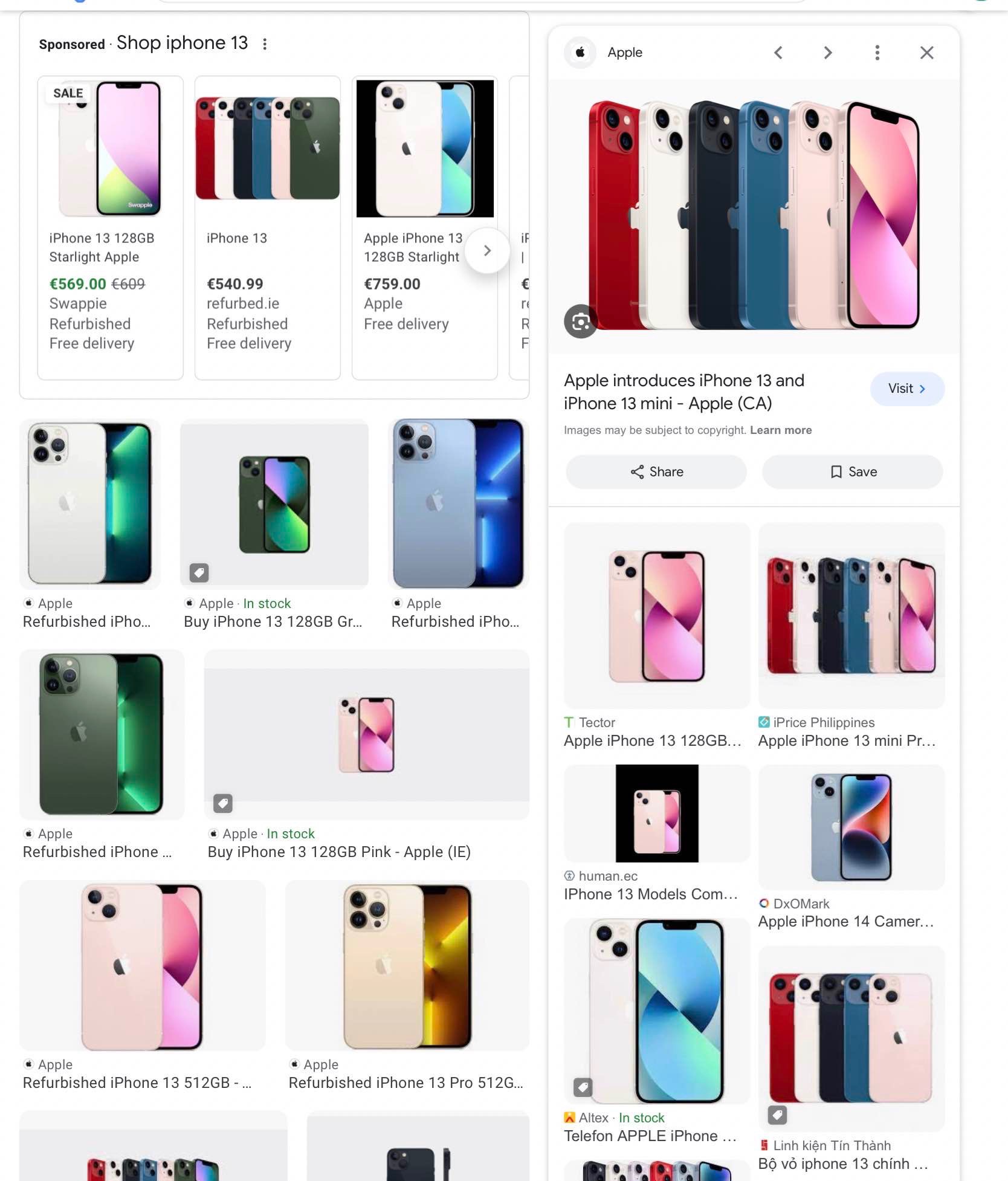 iPhone 13 or iPhone 13 Mini
