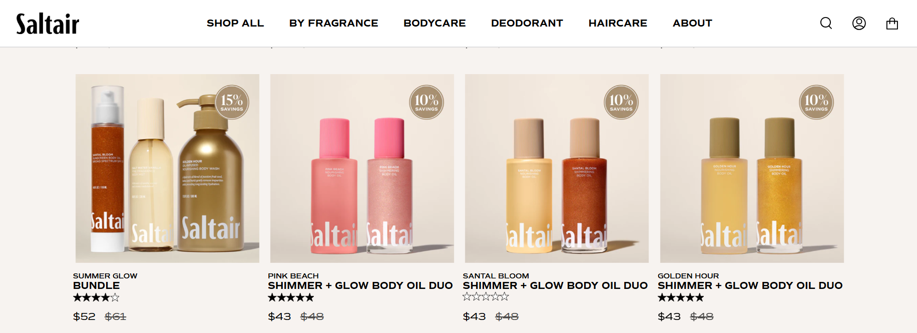 Body Wash And Lotion Sets - Vegan & Cruelty Free Page 2 | Saltair