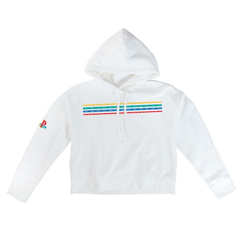 PlayStation™ Taped-Up Ladies Cropped Hoodie | PlayStation Gear