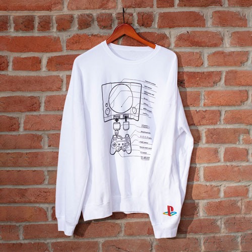 Heritage Hardware PS1 Crewneck Sweatshirt | PlayStation Gear