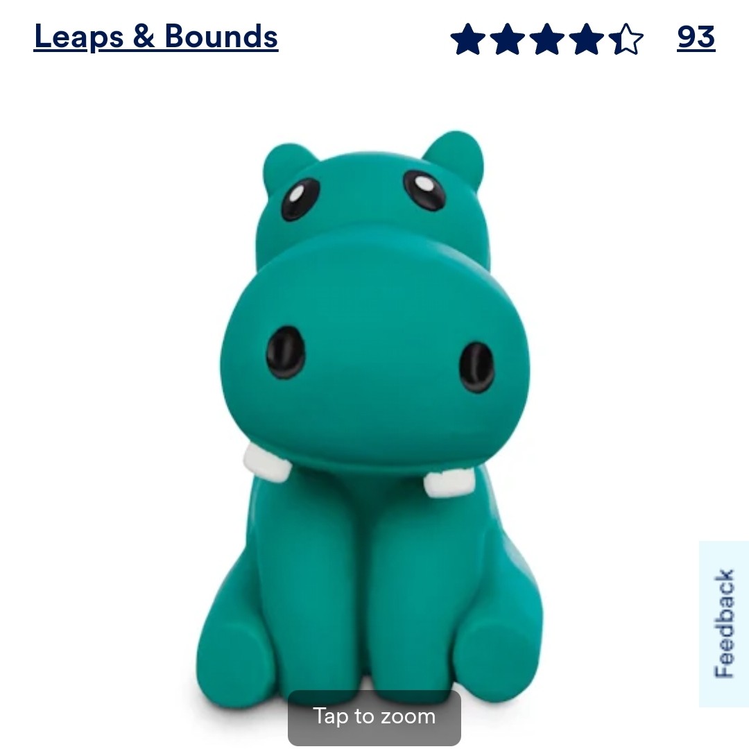Leaps & Bounds Chomp & Chew Hippo Toy