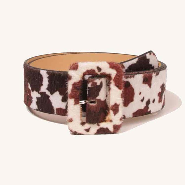 Cow Graphic Belt
