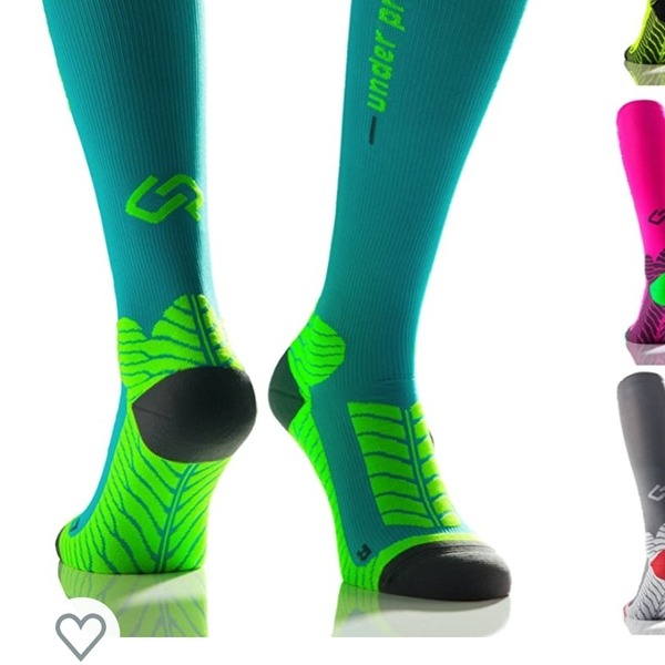 Sport Kompressionsstrumpf Under Pressure RUNATTACK (Kompression: 18-21mmHg) (neon pink, Gr. 39-42 (Wadenumfang: 30-41cm)): Amazon.de: Bekleidung
