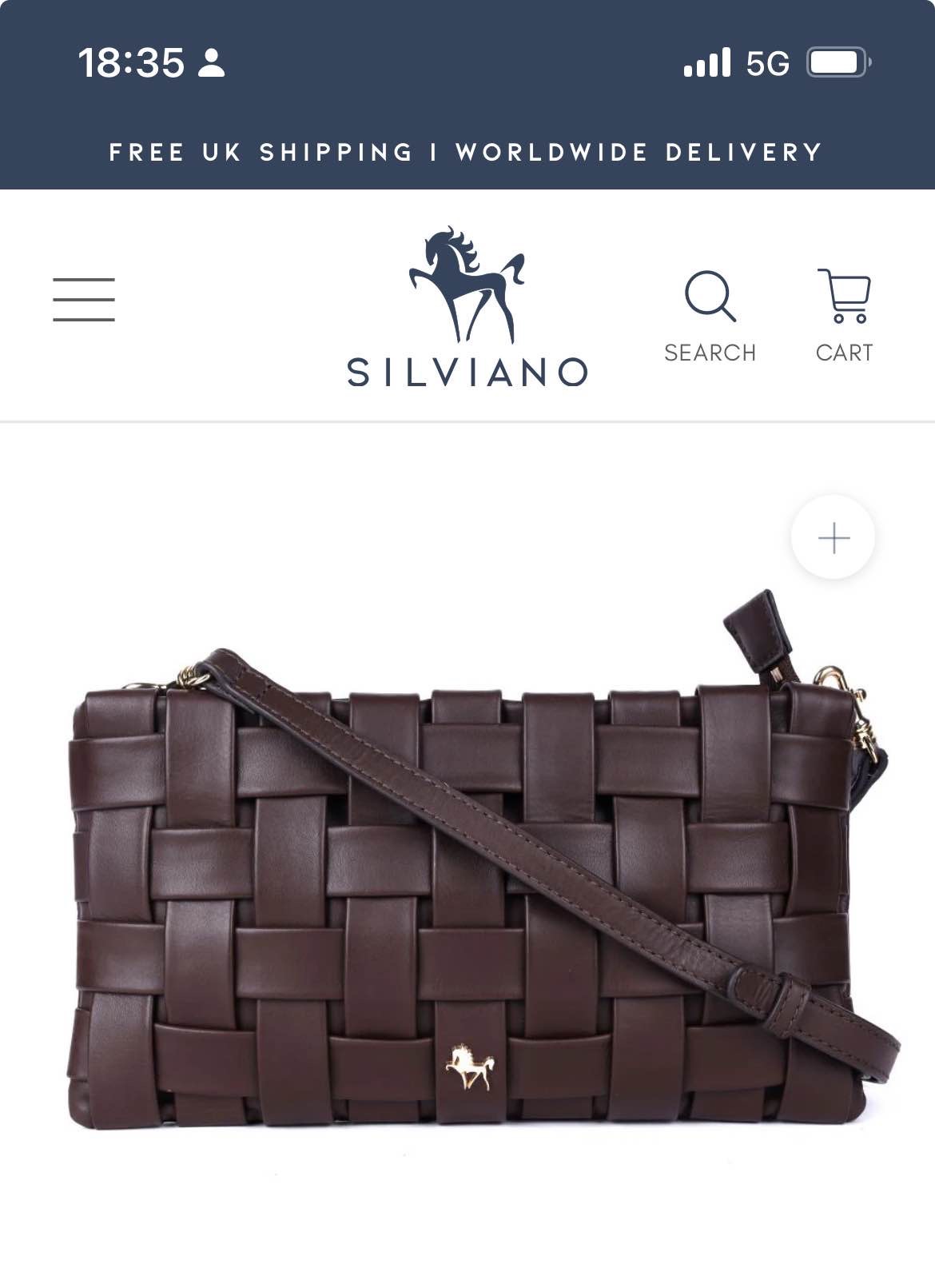 Charlotte – Woven Leather Crossbody
