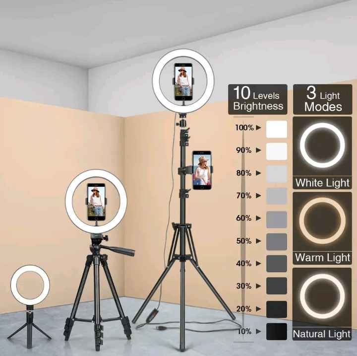 LED Ring Light with Tripod