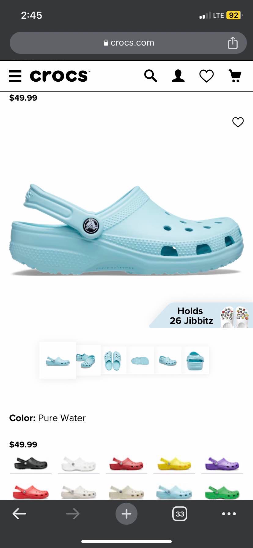 Crocs: Pure Water