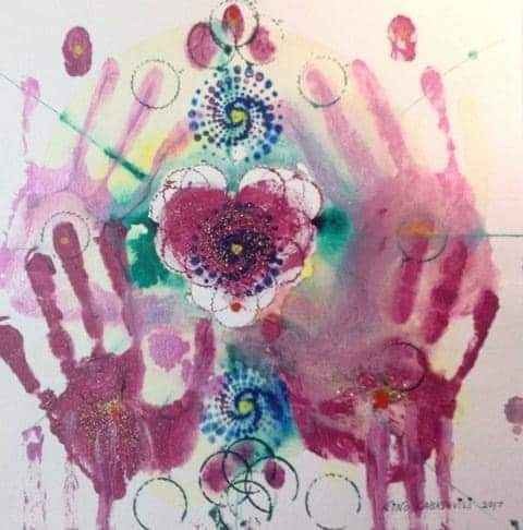 Holding Heart