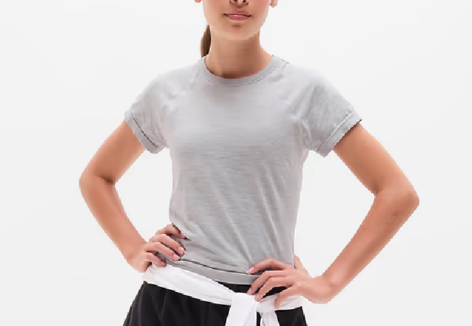 Athleta Girl Power Up Sport Length Tee | Athleta