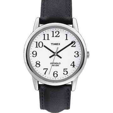 Easy Reader 35mm Leather Strap Watch