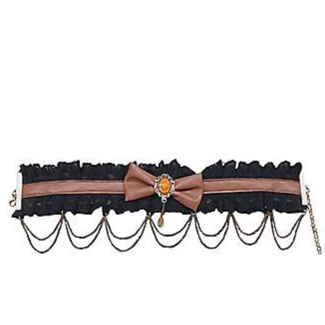 Steampunk Jewels and Lace Choker