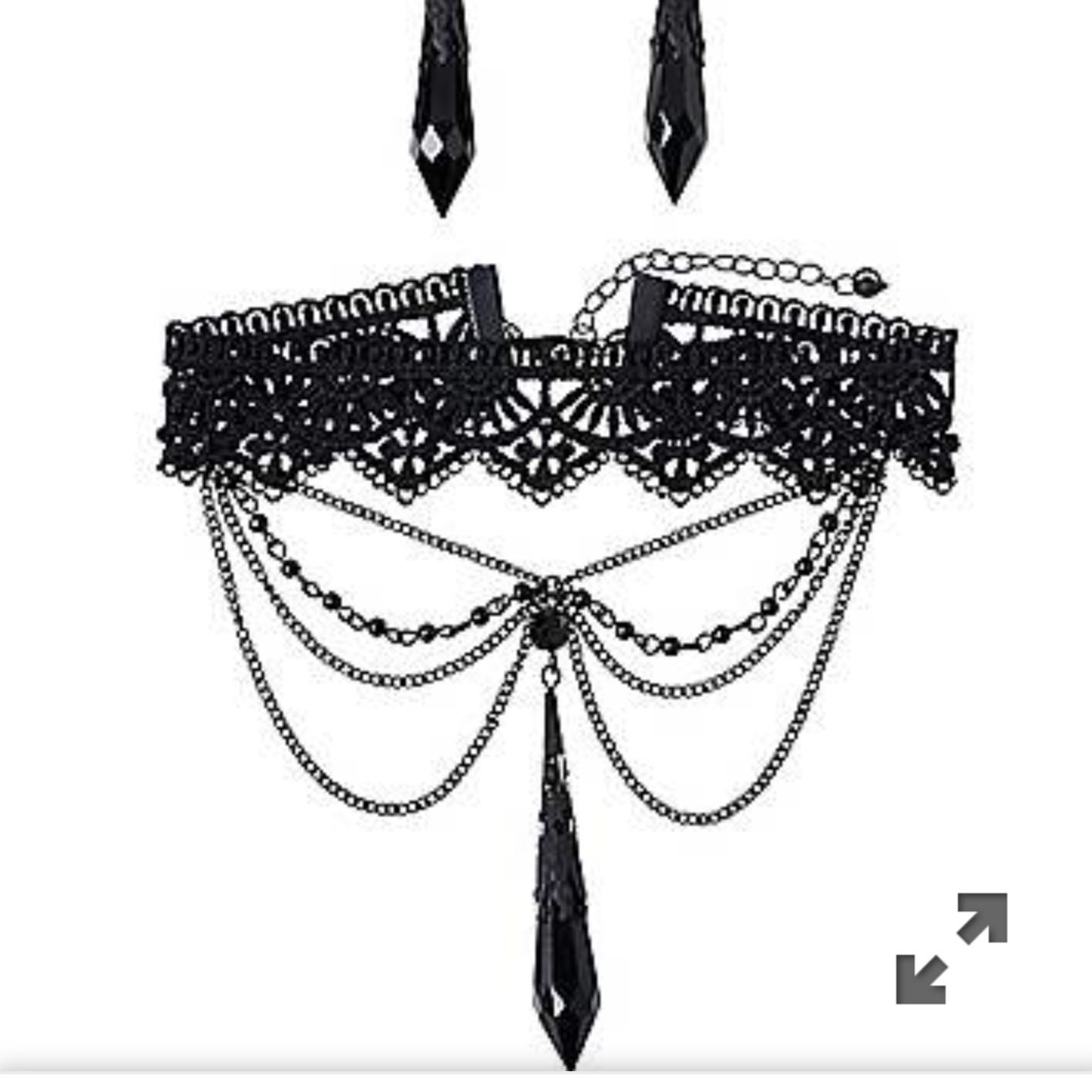 Gothic Jewelry Set - Spirithalloween.com