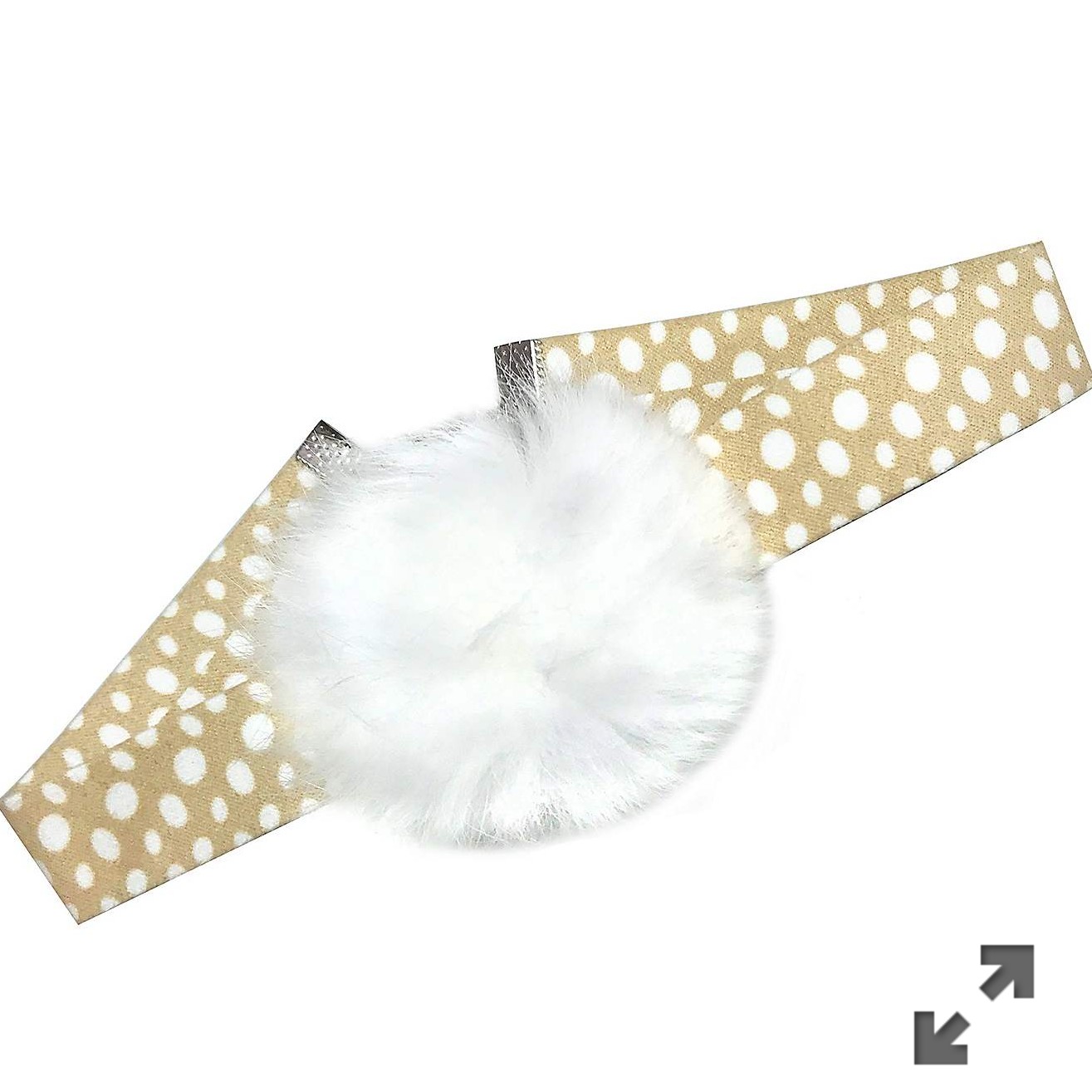 Faux Fur Pom Deer Choker