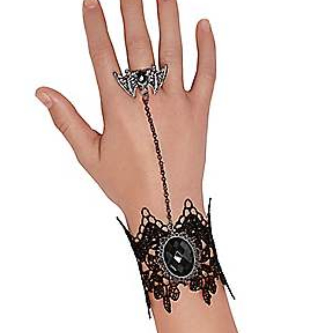 Kids Black Vampire Handchain - Spirithalloween.com