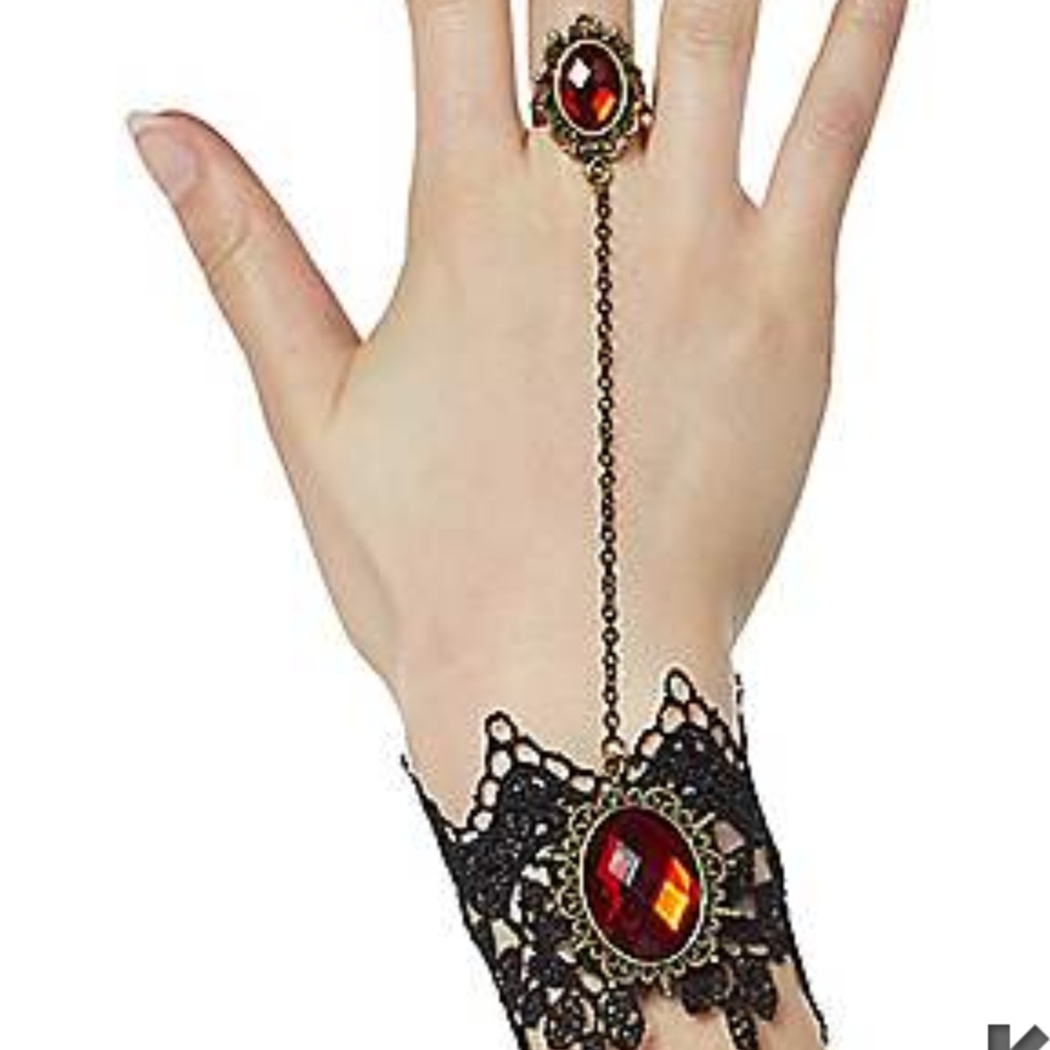 Lace Bracelet with Ring - Spirithalloween.com