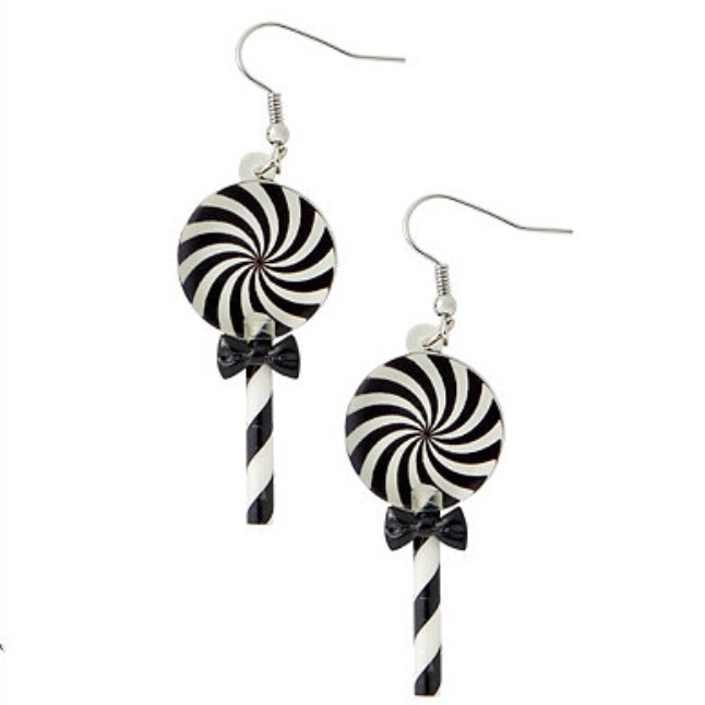 Doll Lollipop Earrings - Spirithalloween.com