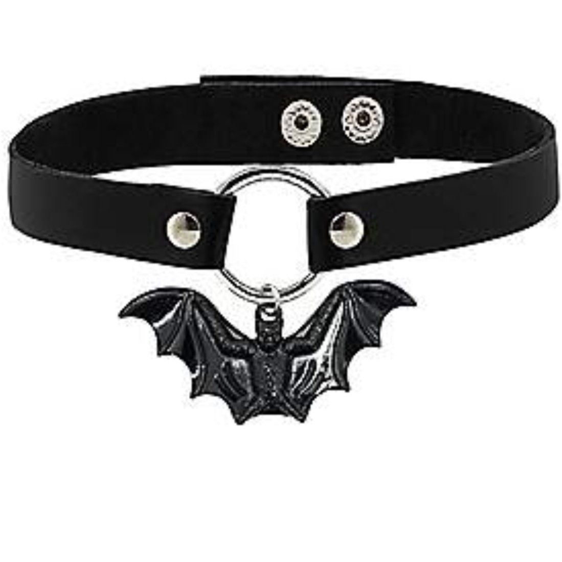 O-Ring Bat Choker Necklace - Spencer's