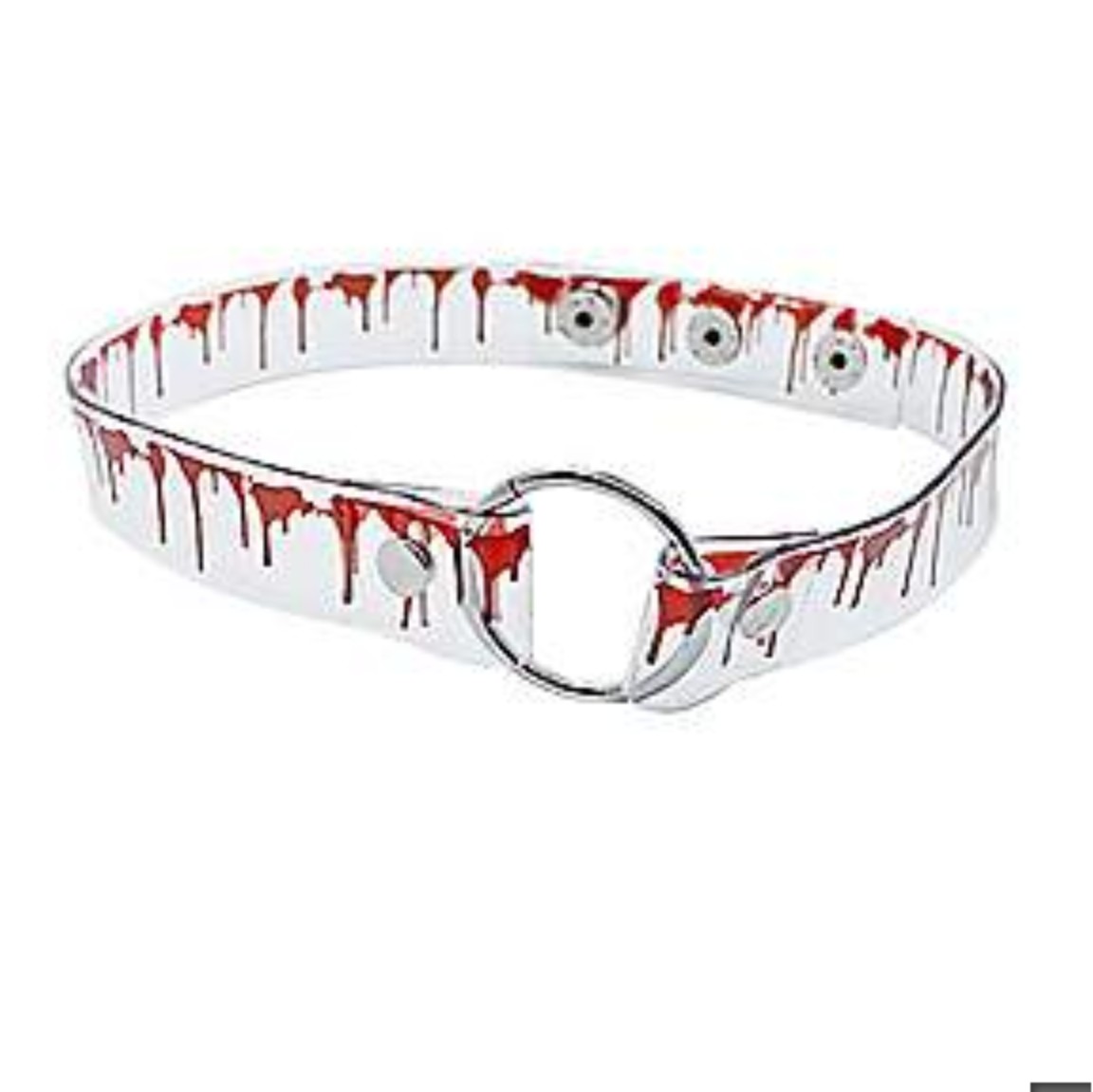 Blood Drip O-Ring Choker Necklace - Spencer's