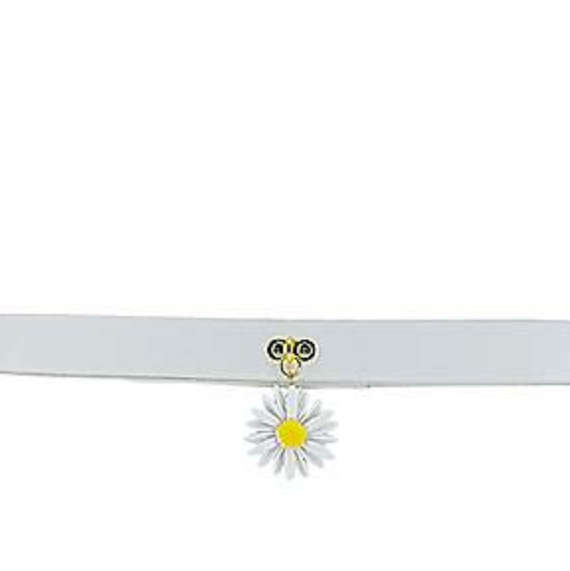 Daisy Charm Choker Necklace - Spencer's