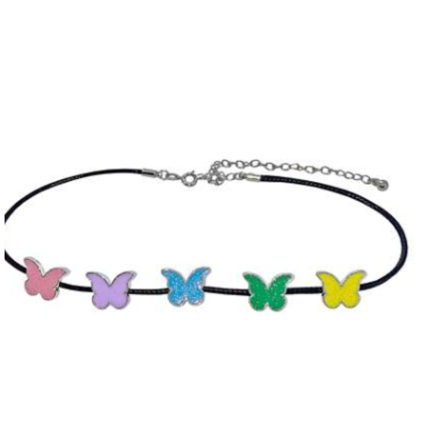 Butterfly Choker Necklace - Spencer's