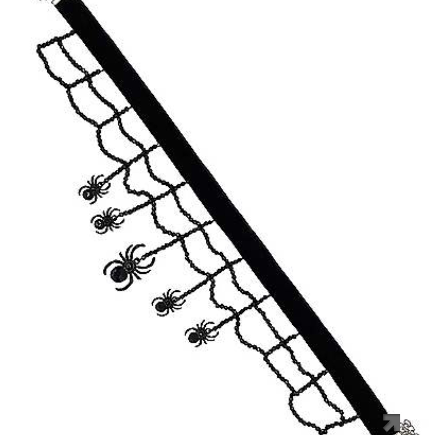 Witch Spider Web Choker Necklace - Spirithalloween.com