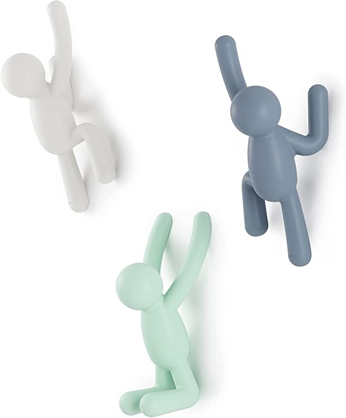Ganci da parete x2 set da 3 (ingresso)