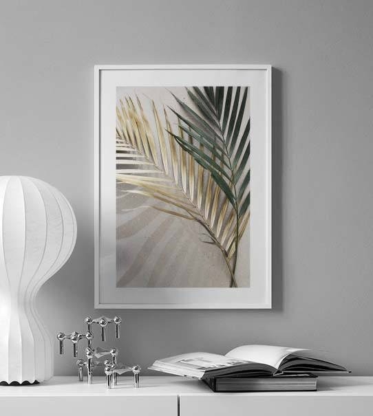 Golden leaves Poster