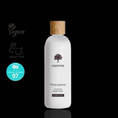 Phyto ground Purifying Cream Toner 200ml > All Product | My routine coexisting with trees, rootree