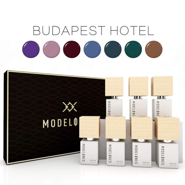 Modelones Gel Nail Polish Set, Gel Nail Varnish Soak Off 7 PCS 10 ML, BUDAPEST SET
