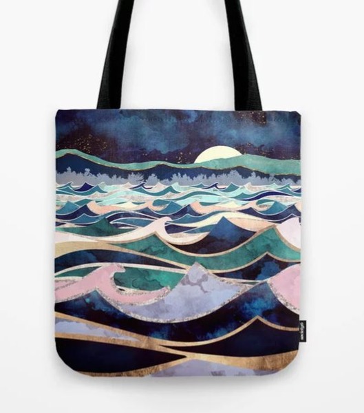 Moonlit Ocean Tote Bag