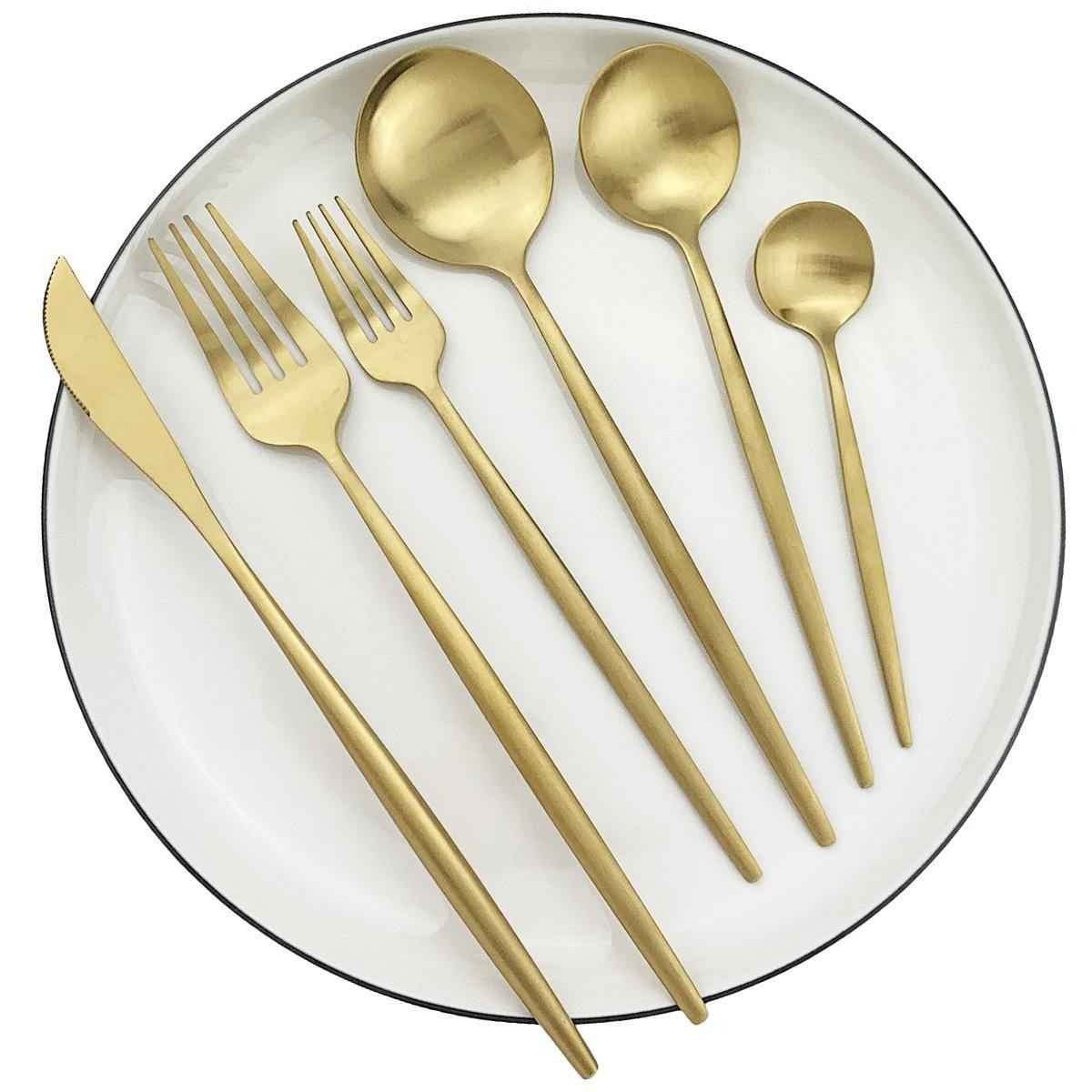 36 Pcs Minimalist Flatware